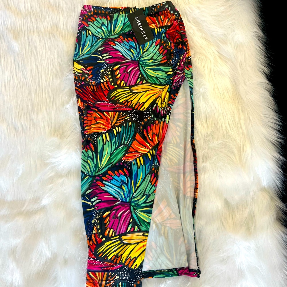 Shein XS Butterfly Skirt